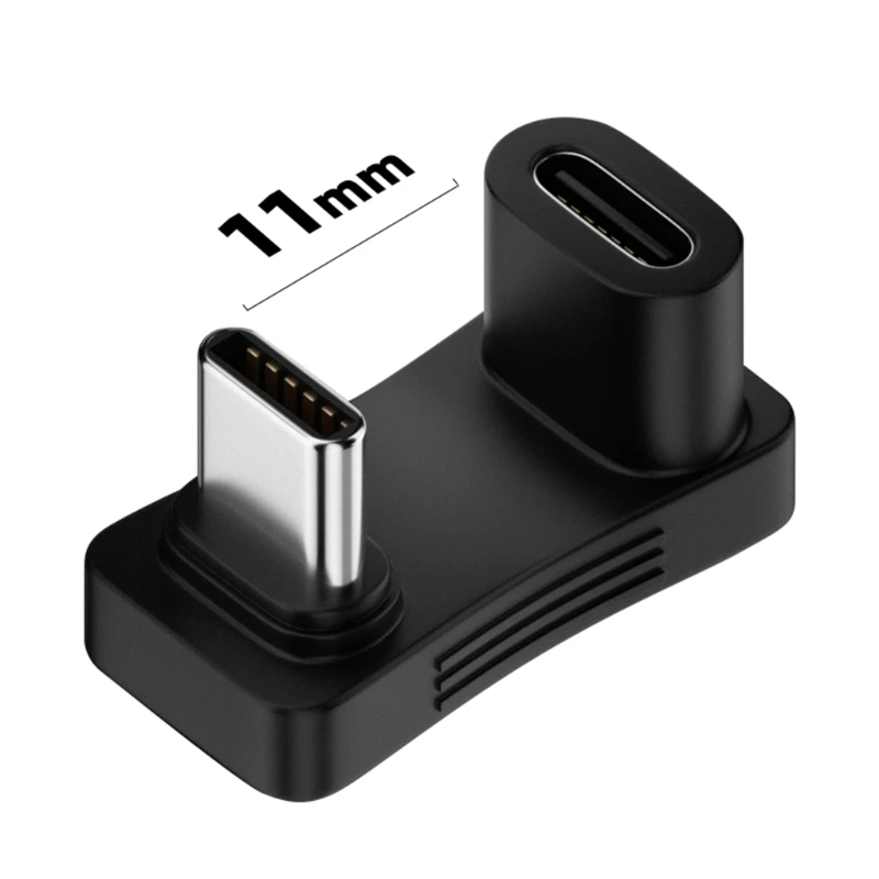 Right Angle Console Adapter Converter 90 Degree USB C Type-C Extension Connector Male to Female for Steam Deck Phone