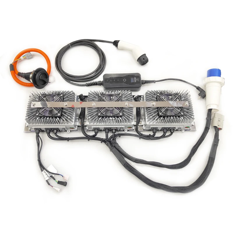 CE FCC certified OBC 9.9kw IP67 48V 72V 96V LFP LiFePO4 battery car charger for electric vehicle vans