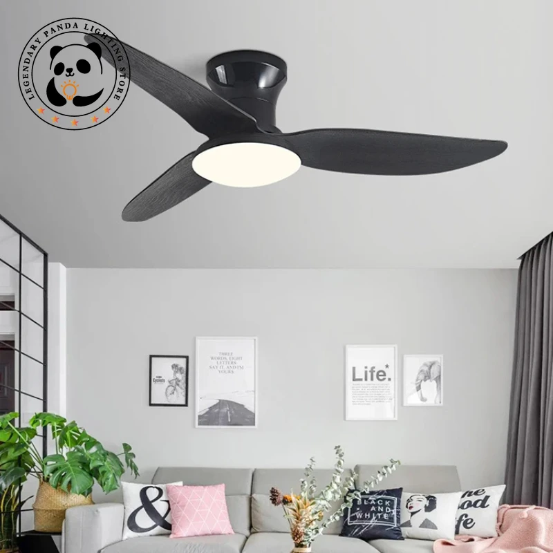 Nordic Designer Ceiling Fan Lights Simple Personality Woonkamer Restaurant Bedroom LED Chandelier Luminaries Interior Decoration