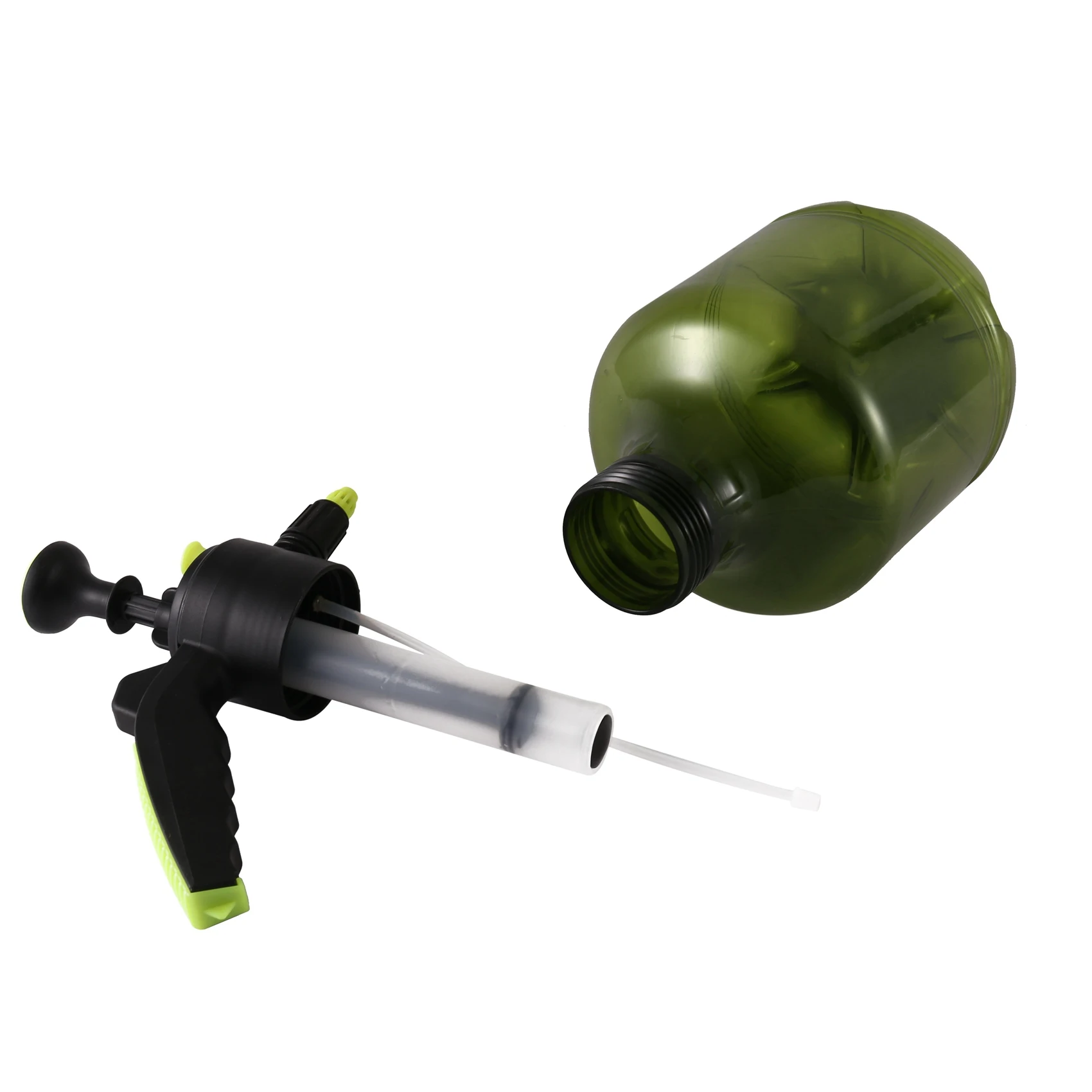 FAST-2X 3L Hand Pressure Trigger Garden Spray Bottle Plant Irrigation Watering Can Sprayer Manual Air Compression Pump Green