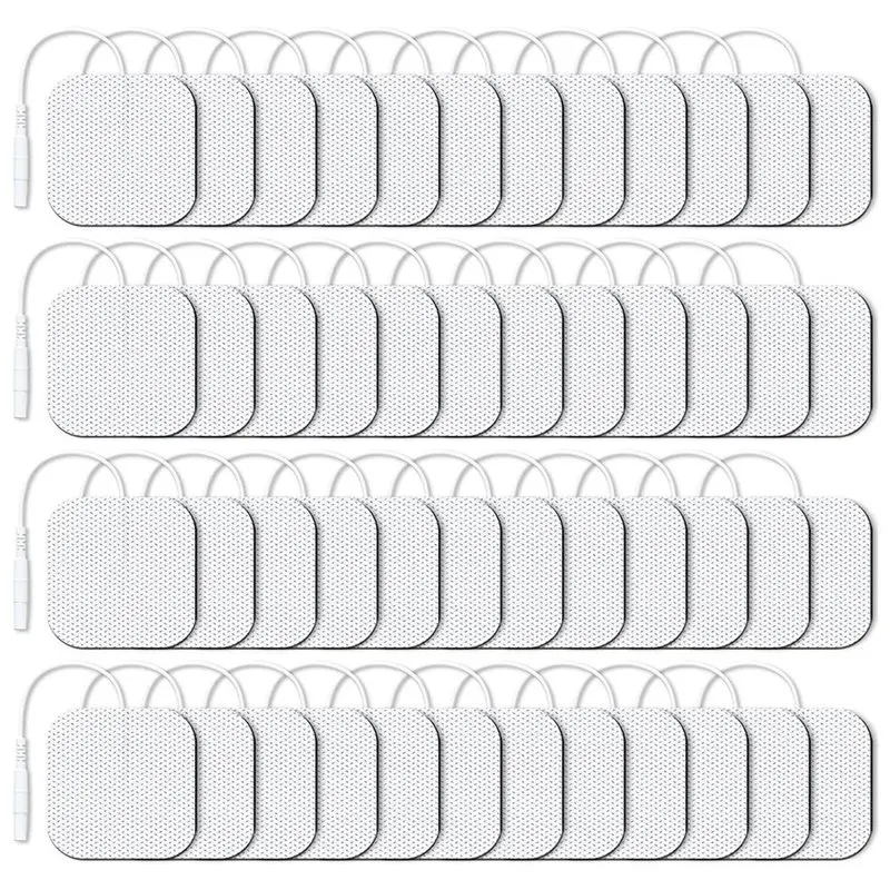 

Replacement Pads 48Pcs Unit Electrode 2" X 2" For TENS 7000, Etekcity, Nicwell-Reusable Non-Irritating Value Pack