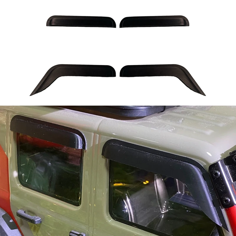 1Set 1/7 Scale RC Car 3D Printed Window Weather Shield Sun/Rain Visor Wind Deflector for MK07 Off-road Truck Upgrade Parts