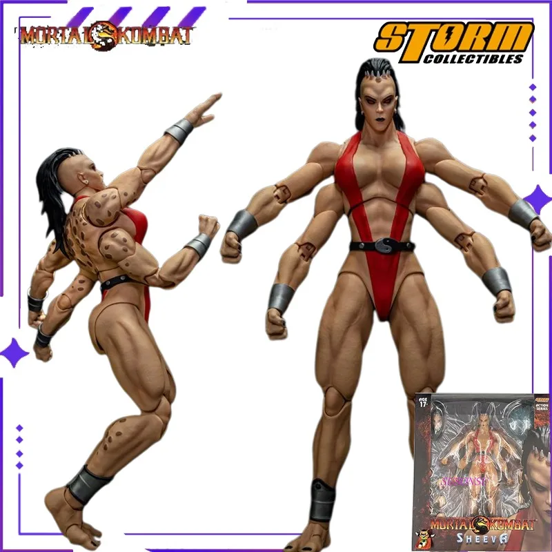 Authentieke Storm Collectibles Originele Mortal Kombat SHEEVA 1/12 Game Mobile Doll Model Handgemaakte Toy Boy Gift Collection op voorraad