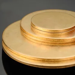 Brass Round Blank Plate Diameter 2mm To 200mm