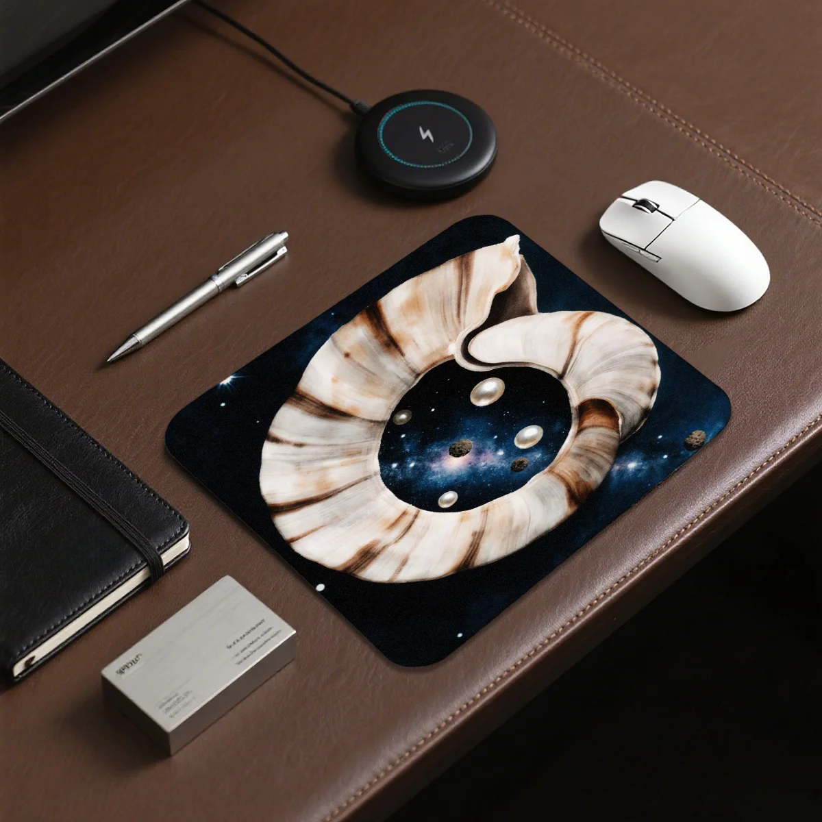 

1 шт. уникальный резиновый коврик для мыши Nautilus Galaxy дизайн для офисных игр домашний декор стильный подарок для друзей