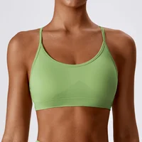 Seamless Yoga Bra Summer Women Sports Fitness Back Cross Underwear For Woman Breathable Slim Fit Workout Top Female Yoga Bra - Image 6