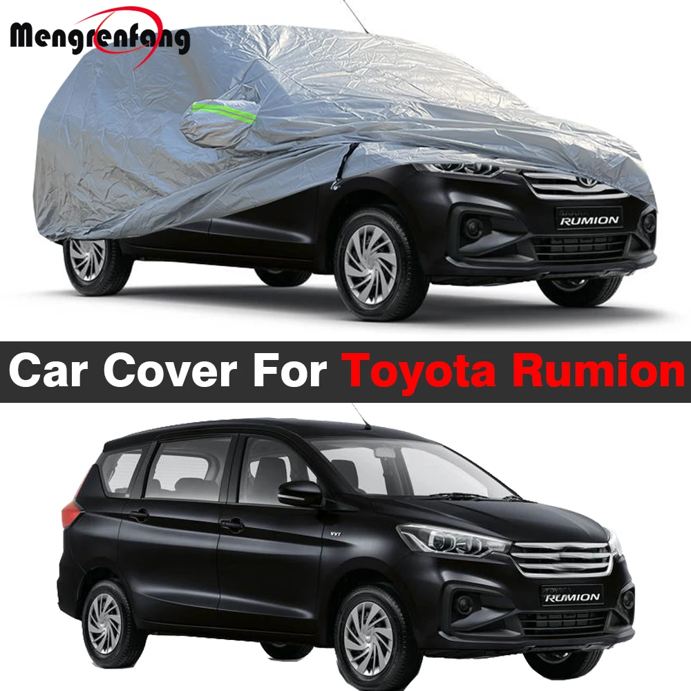 

Full Car Cover Sun Shade Anti UV Rain Snow Resistant Auto Cover Dustproof For Toyota Rumion 2020-2025