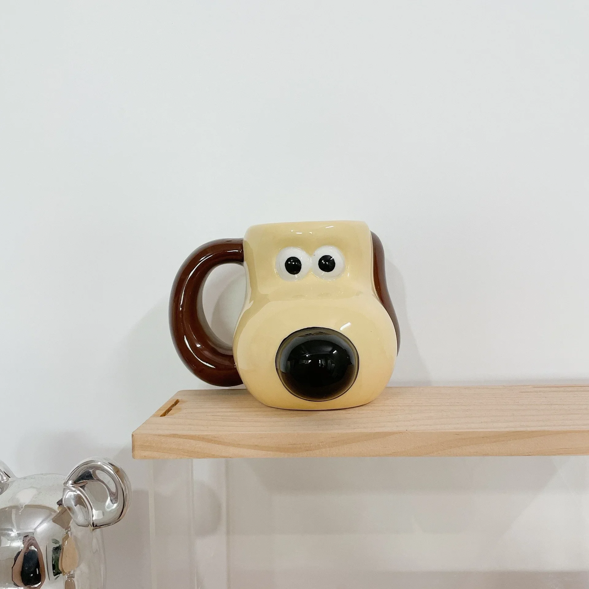 Wallace&gromit Ceramic Mug Breakfast Milk Oats Cute Cartoon Large Capacity Coffee Cup Creative Gifts for BoyandGirlChristmasGift