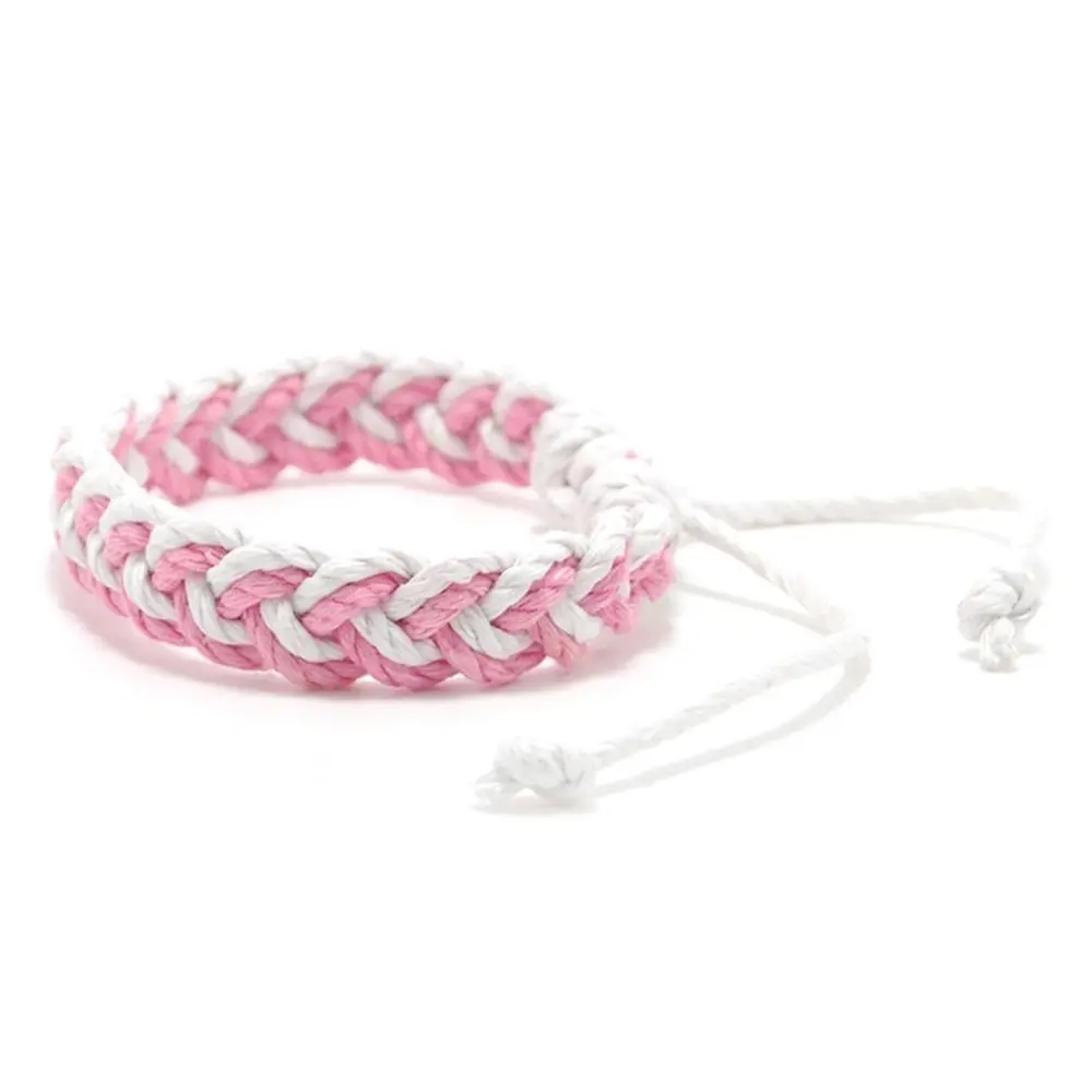 Multicolour Braided String Bracelet Handmade Cotton and Linen Colorful Woven Bracelet Ornament Textured Braid Bracelet Unisex