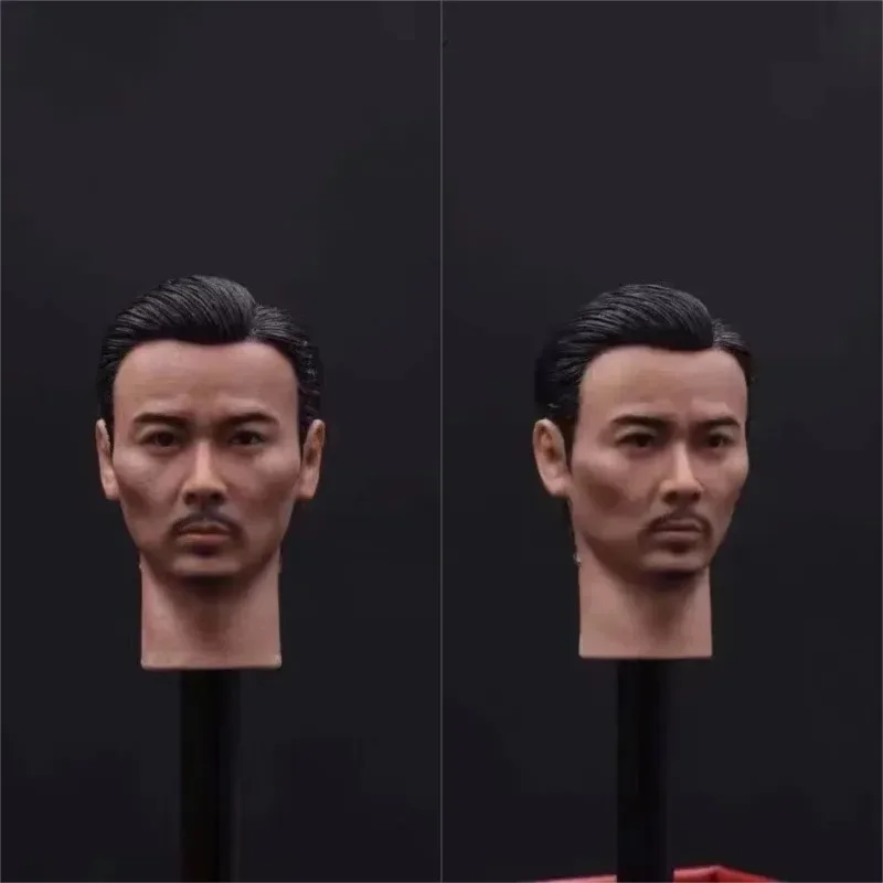

1/6 Scale Max Zhang Head Carving with Beard Zhang Tian Zhi Republican China Hero Star for 12in Action Figure Toy