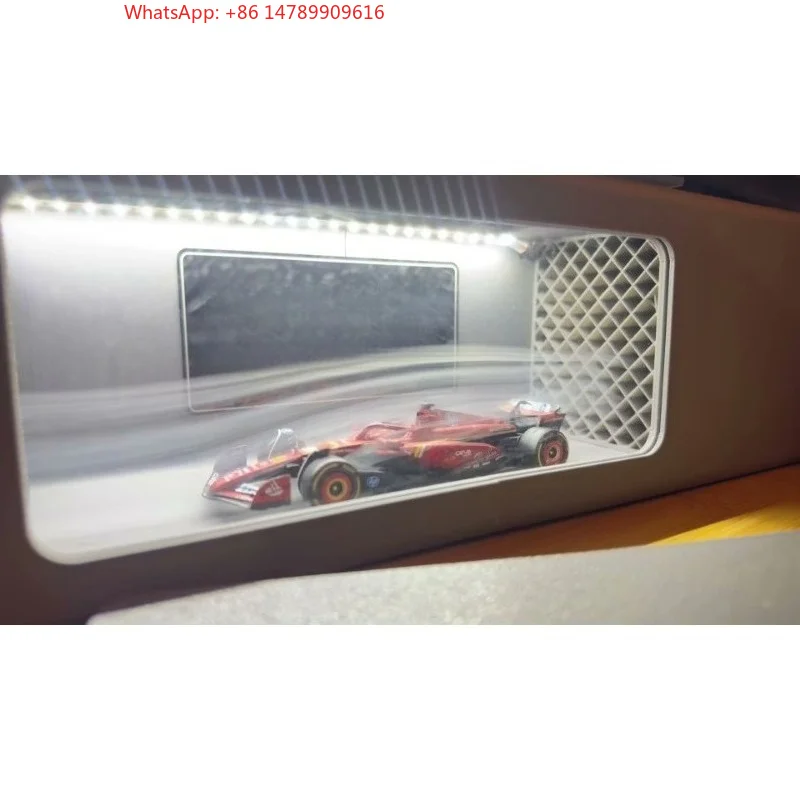 1:64 Desktop Wind Tunnel Model, Aerodynamic Flow Visualization Box, DC 12V Airflow Test Chamber for Diecast Cars, Science Physic