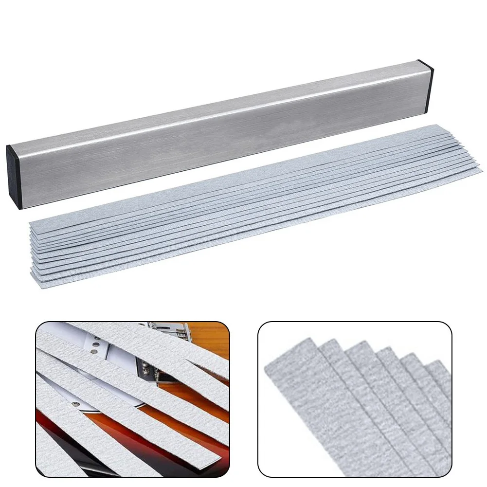 Luthier Tools Fret Sanding Leveler Compact Exquisite Lightweight Replacement Spare Study With Sandpaper High Quality