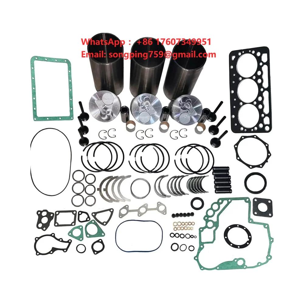 For V2403 V1505 VD722 D902 Complete Overhaul Rebuild Kit Gasket D722/D722EBH/D772B Construction Machinery 1 Year Warranty CN