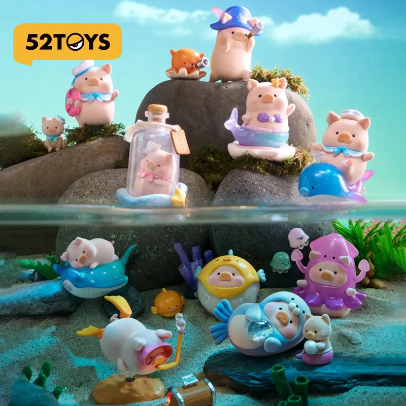 

52TOYS LuLu Pig Ocean Series слепая коробка-модная игрушка ручной работы, орнамент куклы, теплое сердце, коллекционная фигурка, подарок на день рождения