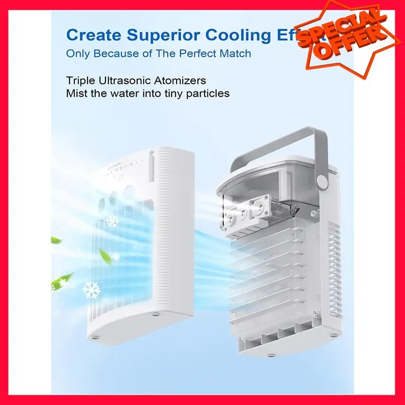 

-ESTR Mini Air Conditioner Air Conditioner Portable Air Conditioners Forindoor Office Bedroom