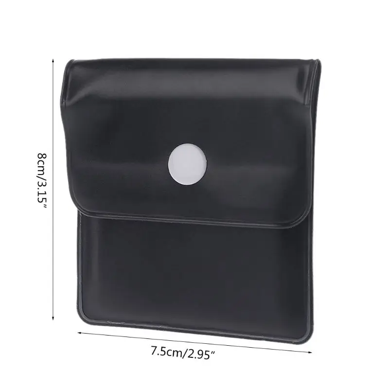 Posacenere portatile tascabile per fumare sigari, tabacco, cenere, borsa per riporre odori in PVC ignifugo
