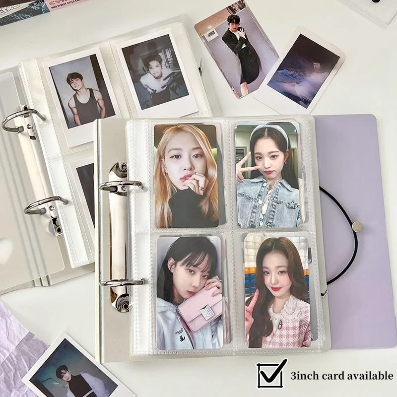 Imagem -03 - Kpop Photo Card Coleção Livro Grande Capacidade Kawaii Grade Binder Idol Photo Album Photocards Titular Armazenamento Papelaria