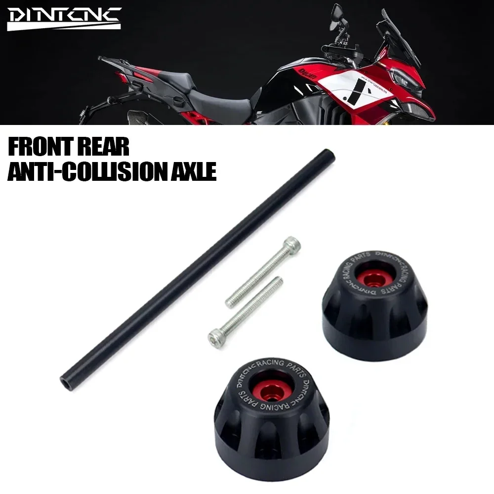 Front Rear Axle For DUCATI Multistrada V4 Pikes Peak 2022 2023 Motorcycle Wheel Protector MTSV4 Anti-Fall Slider Pad Accessories