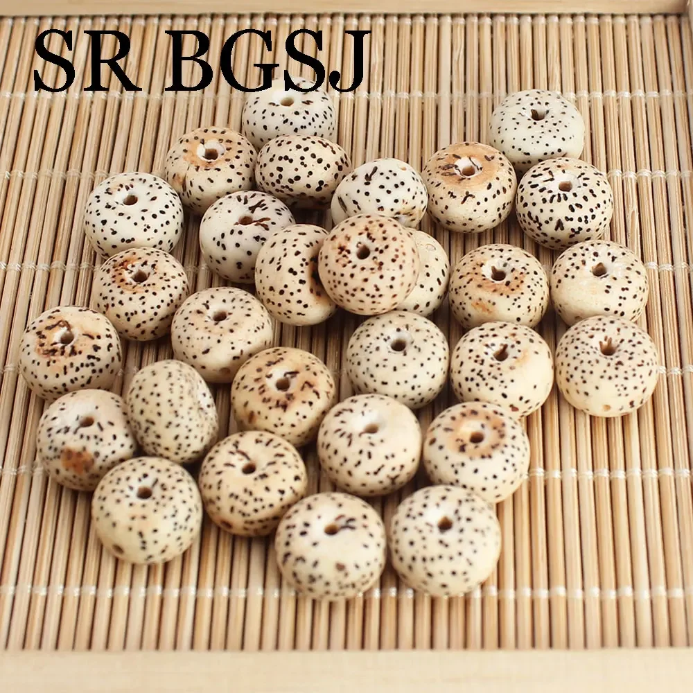 108 Pcs Making Bracelet Natural Xingyue Bodhi Mala Meditation Drum Shape Jewelry Loose Wood Beads