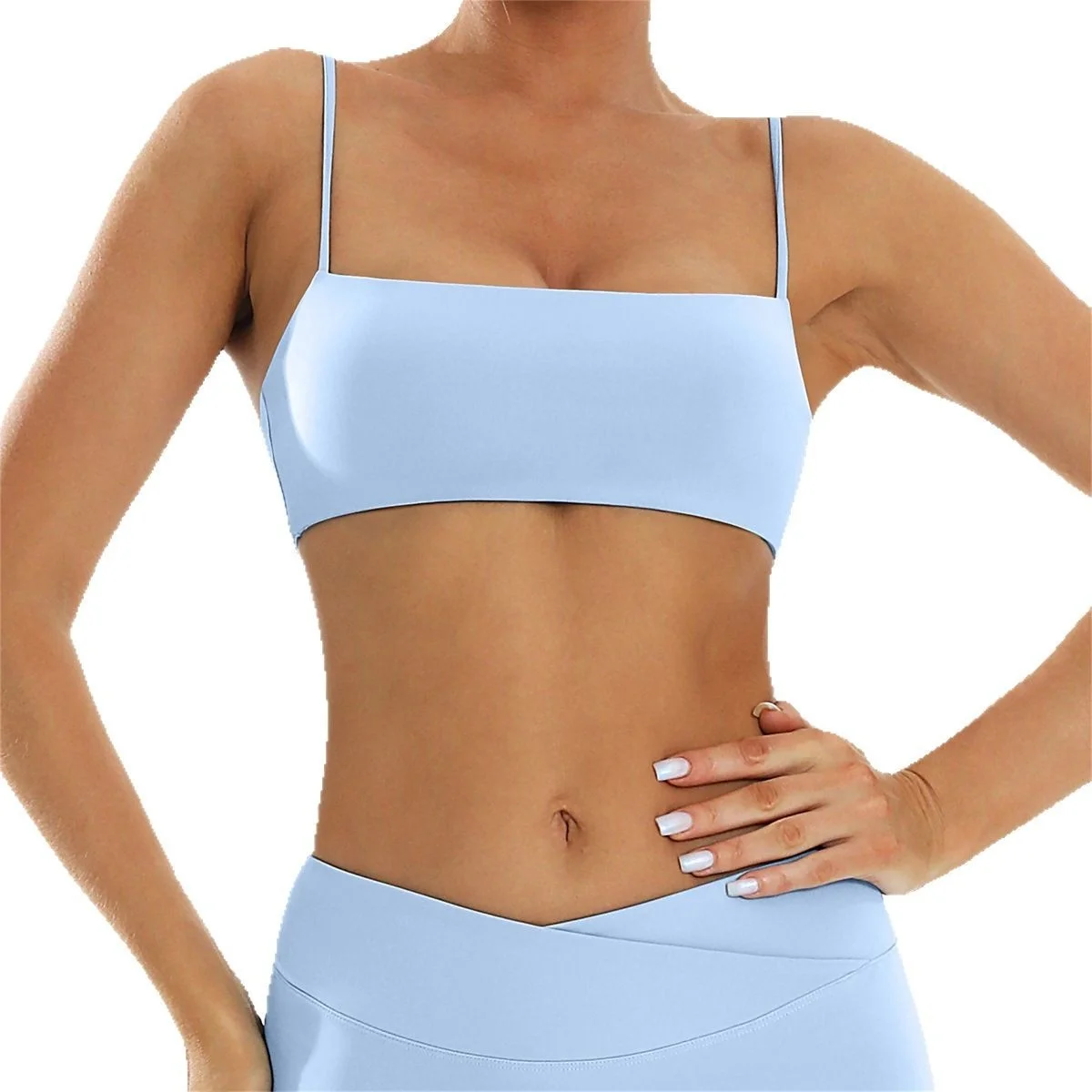 Yoga sutiã esportivo apertado roupas de fitn qui seco interior wear verão topo u-naine a linha cinta estreita colete cleanfit sle