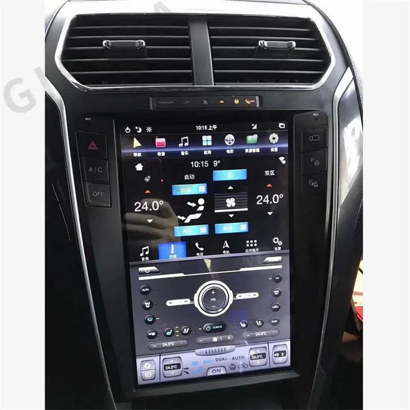 لفورد اكسبلورر 2011 -2019 أندرويد 12 راديو السيارة ستيريو تسلا شاشة مشغل وسائط متعددة Carplay Auto 8G + 256G بلوتوث 13.6"