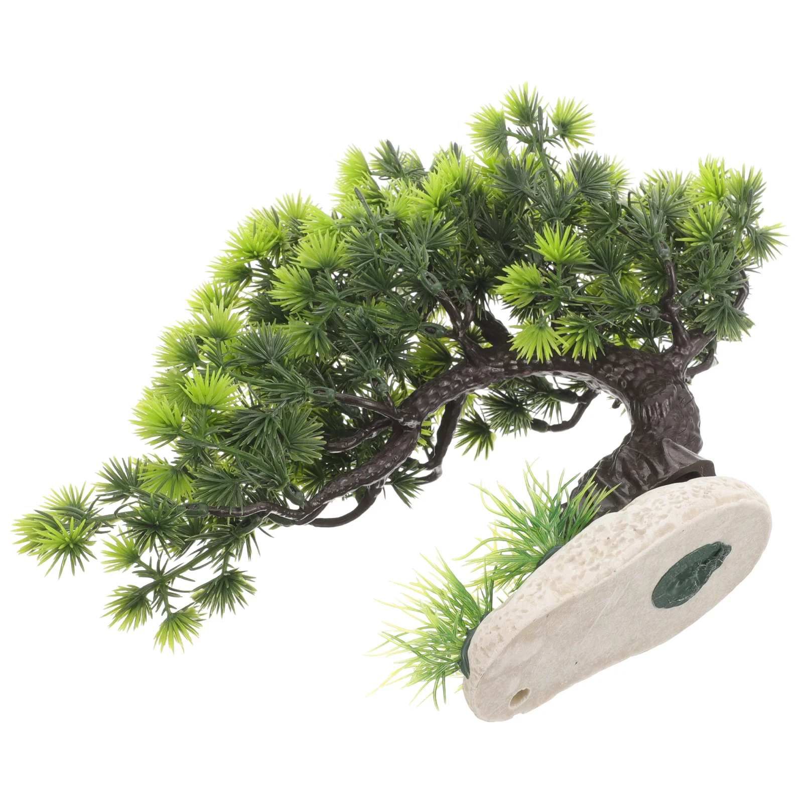 

Artificial Pine Tree Plastic Aquarium Plant Fish Tank Decoration Bonsai Ornament Realistic Fake Plant for Aquarium Landscape
