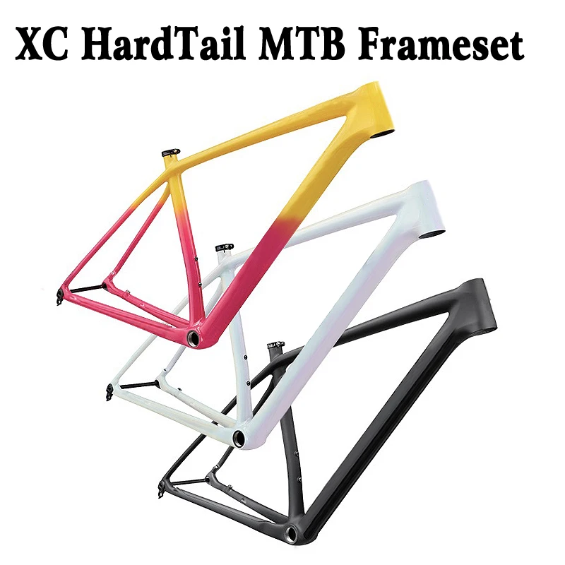 Carbon Fiber Mountain Bike Frame 29-inch Internal Cable Routing XC off-Road Mountain Bicycle Frameset