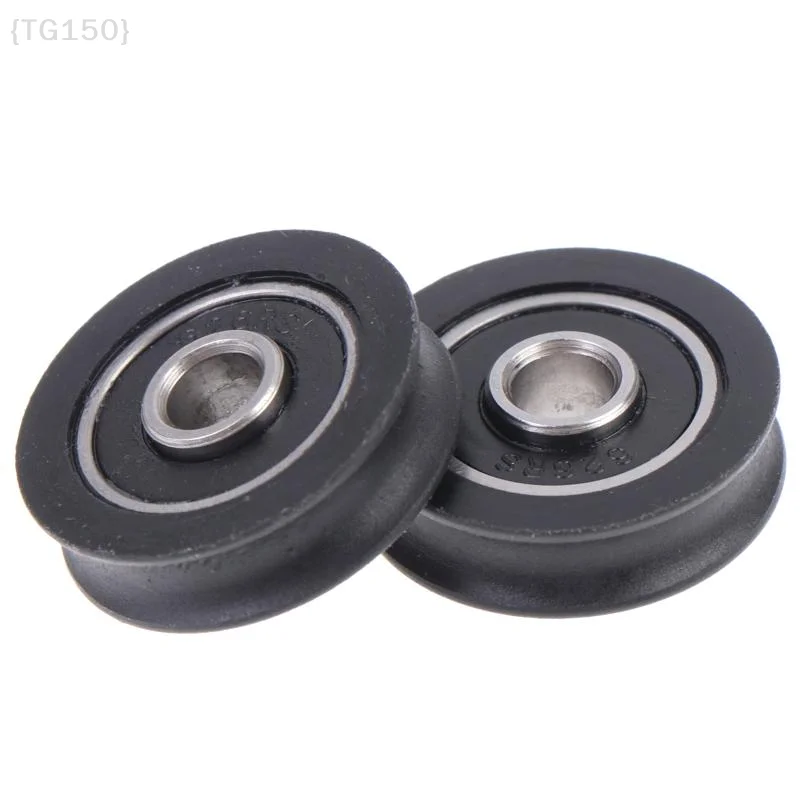 〔T〕U Groove Nylon Bearing Roller 6x26x7mmPOM Plastic Sliding Wheel Wear Resistant Load Bearing Guide Wheel For Door Window Track