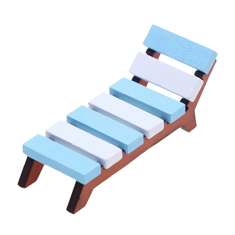 

Dollhouse Furniture Beach Micro Landscape Miniature Decorations Fairy Garden Chair Ornament