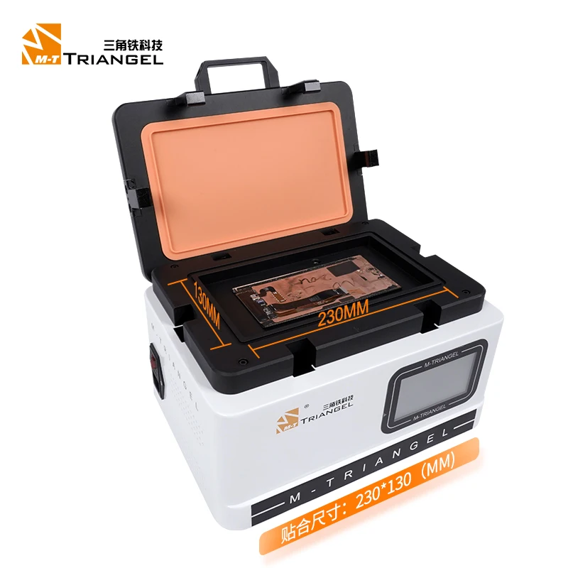 M-Triangel MT-18 16 Inch LCD Laminating Machine Built In Vacuum Pump No Need Air Compressor Cell Phone Flat Curved Screen Repair