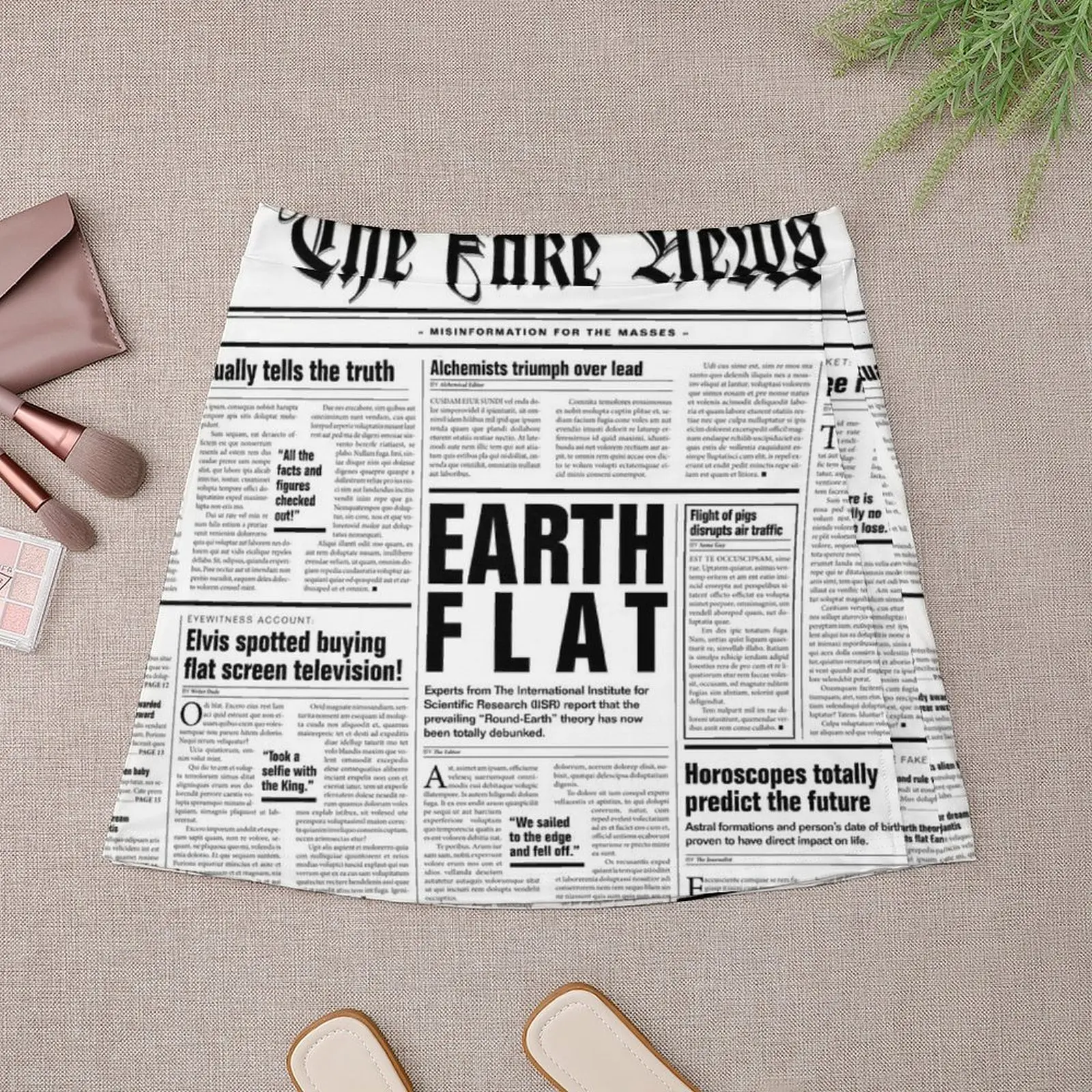 The Fake News Vol. 1, No. 1 Mini Skirt Sexy mini skirt novelty in clothes Mini Skirt