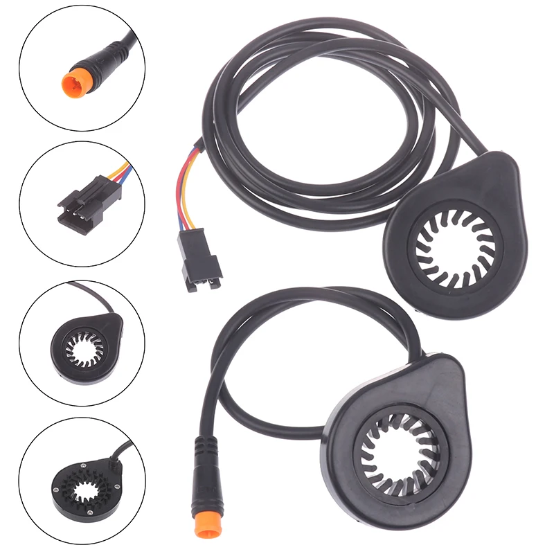 NEW! 1Pc Electric Bicycle Bike 12 Magnetic Double Hall Sensor Pedal Assist Sensor For Ebike SM/Waterproof Plug