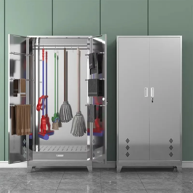 

Шкаф для чистки нержавеющей стали, больница, школа, супермаркет, классная фабрика, бытовой шкаф для чистки, продукты