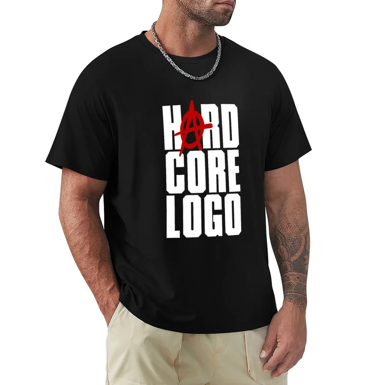 Hard Core Logo Hard Core Logo Classic T-Shirt Casual Daily Wear Short Sleeve Top