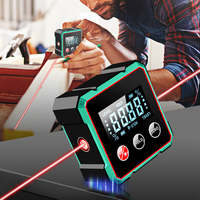 Magnetic Digital Angle Finder with Electronic Laser 2 in 1 Laser Level Box Type-C Charging Angle meter for home