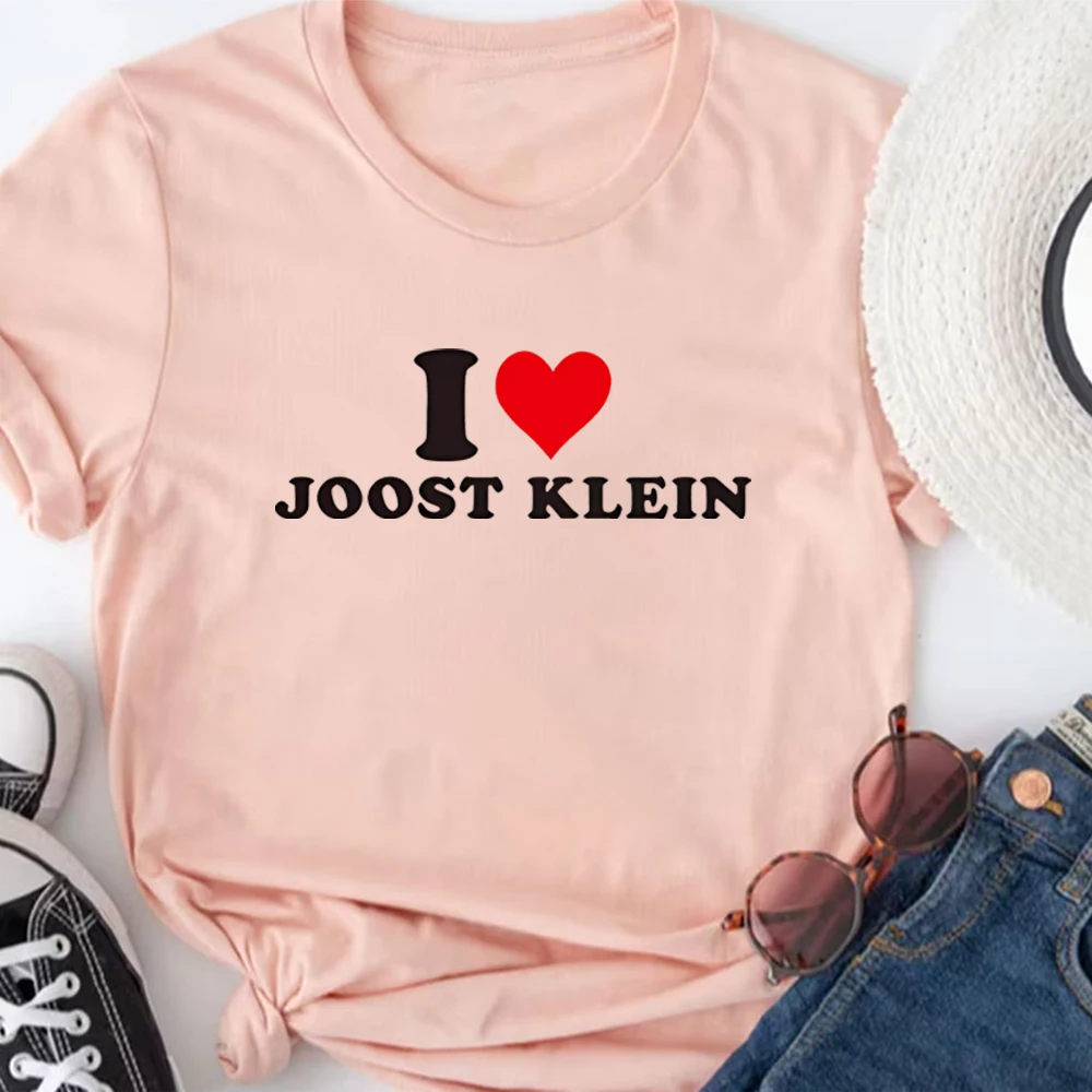 I Heart Love Joost Klein Graphic T Shirt Harajuku Fashion Trendy Shirt 90s Grunge Y2k Top Joost Klein Short Sleeves Casual Tops