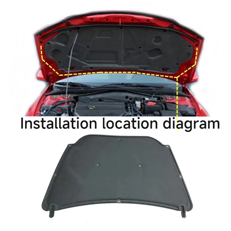 Front Hood Engine Sound Pad For Mazda6 Mazda Atenza MK2 GH1 GH2 GZ 2009 2010 2011 2012 2013 Insulation Cotton Covers Accessories