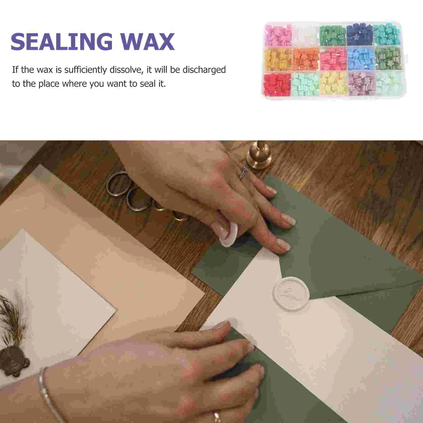 Seal Wax Pellets Envelopes Melt Colorful Beads Sealing DIY Letter for Stamp Home