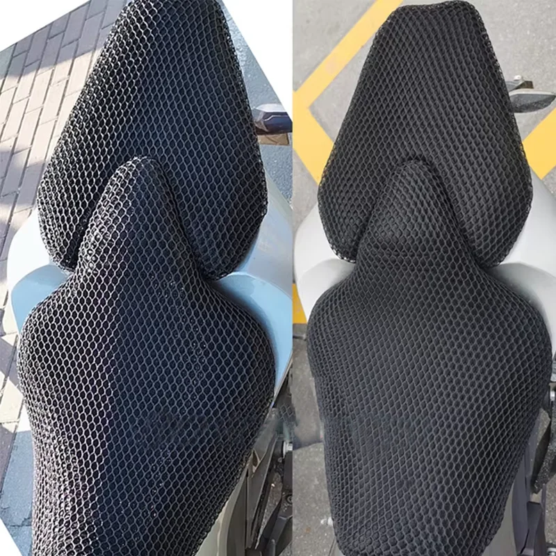 Acessórios da motocicleta protegendo almofada capa de assento apto para kawasaki z1000 z 1000 abs 2014-capa de assento de sela de tecido de náilon