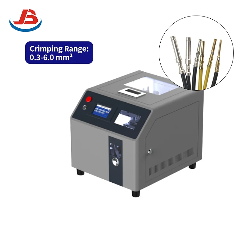 IMBO automatic tubular terminal crimping machine, circular terminal crimping machine, ring tube ferrule crimping machine