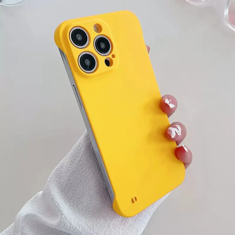 Ultra Slim PC Frameless Case For iPhone 18 17 Pro Max Air 13 12