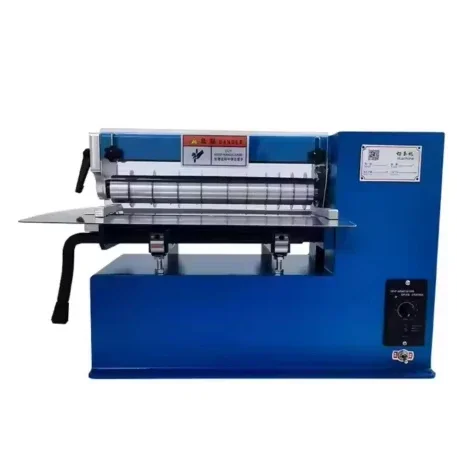 Automatic Strap Belt Slitting Machine Rhinestone Leather Sponge Rubber Watch Strap Cutting Machine with Core Motor Component