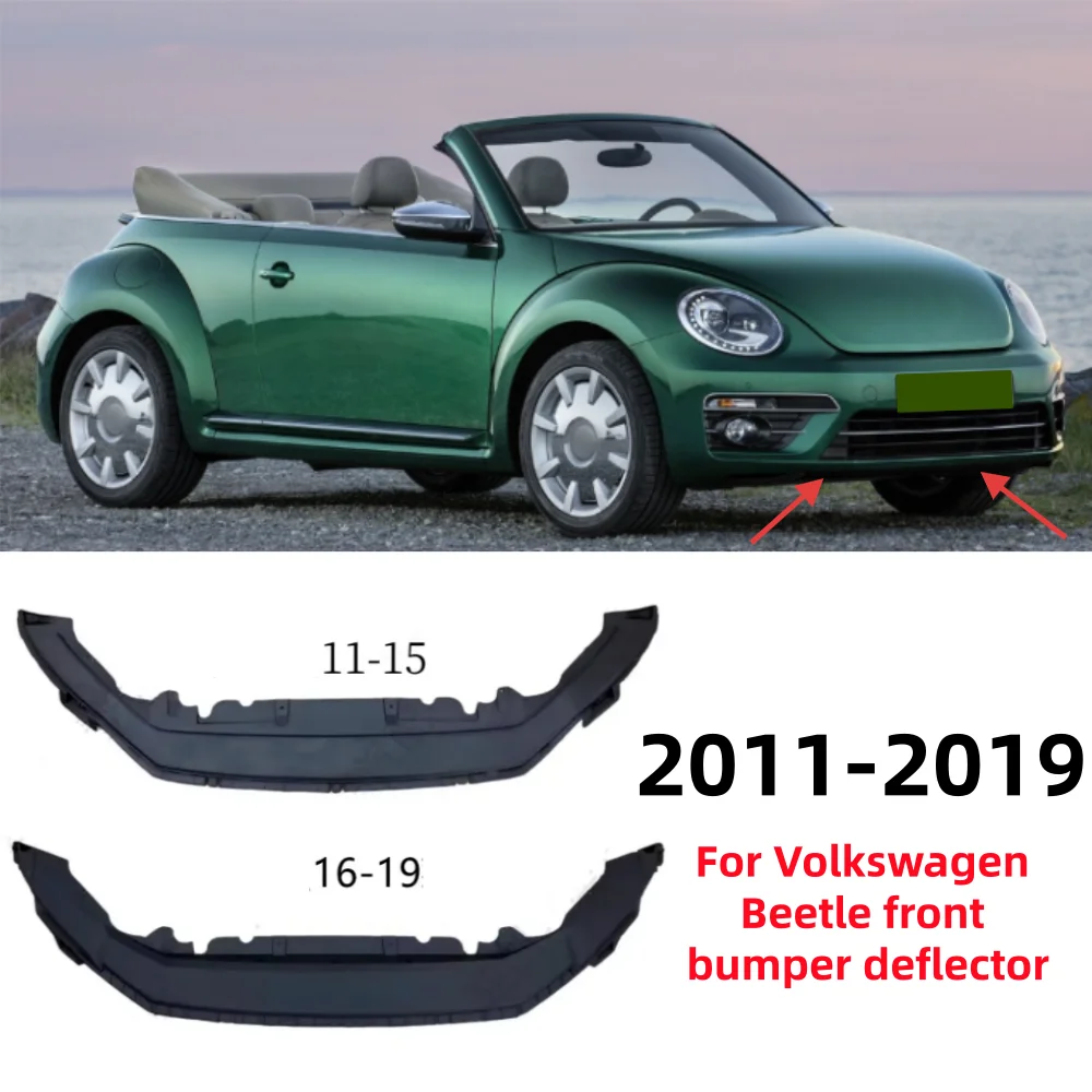 

For Volkswagen Beetle 2011-2019 car front bumper lower decorative deflector OE: 5C5805903C