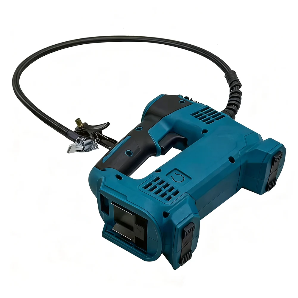 Cordless Tire Inflator Portable Air Compressor Air Pump Compatible With 18V Battery Handheld Air Pump With Auto-Stop Function