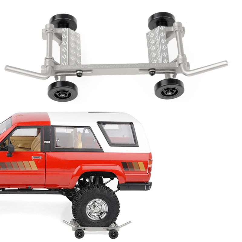 Simulation Metal 1:14 Wrecker Ambulance Car Mover for 1/14 1/10 1/18 RC Car BENZ VOLVO TRX4 TRX4-M