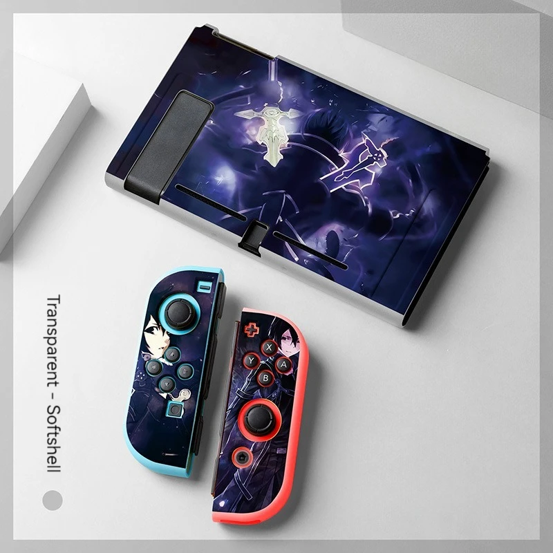 

Soft Case For Nintendo Switch OLED Accessories Anime Protective Cover Silicone Joycon Shell For Switch Accessories Console Games