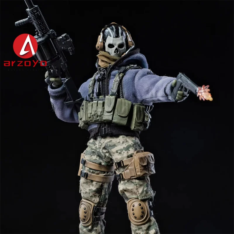 2025 Q3 CY7-TOYS Scala 1/12 Ghost Squad Forze Speciali Guerriero Maschile Set Completo Action Figure da 6 pollici Corpo Originale E Da Collezione