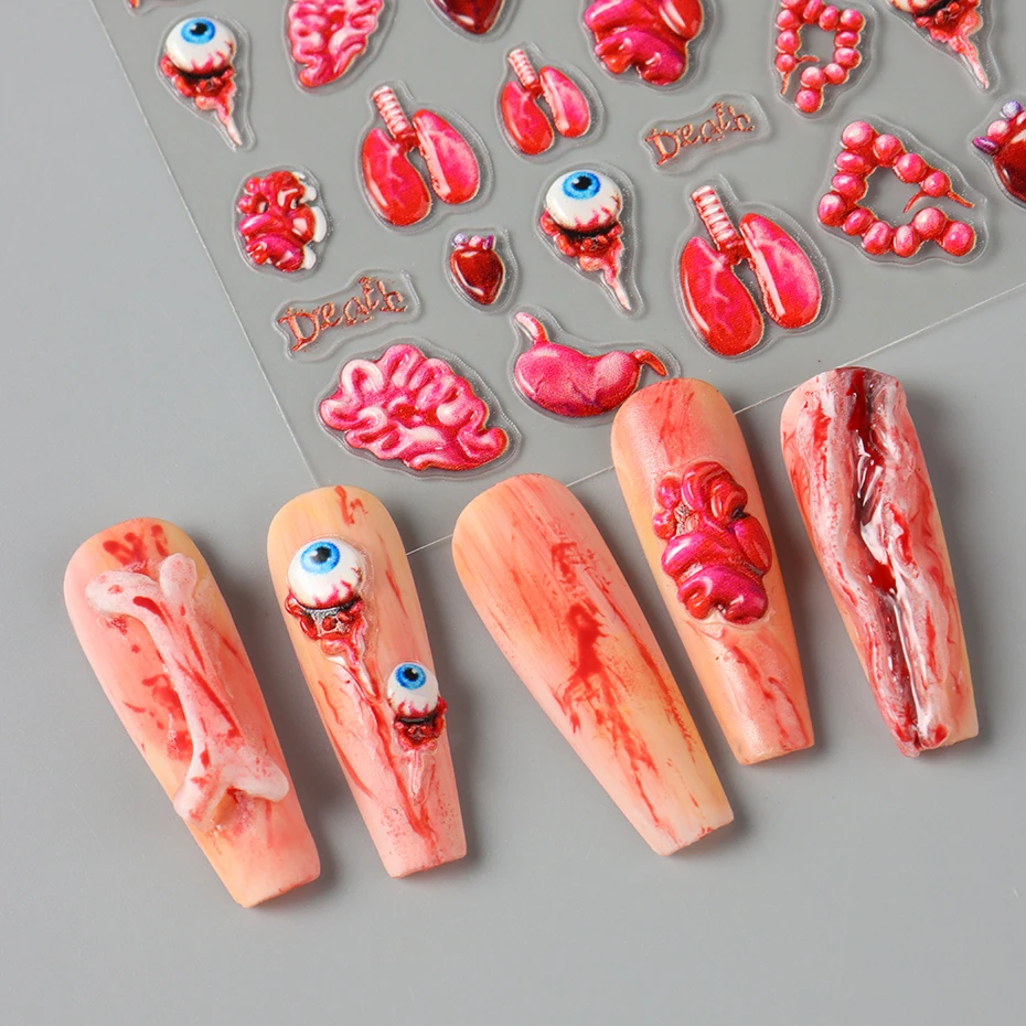 2 Piezas de Adhesivos 3D para - Nail Art Full Design reseña y precio