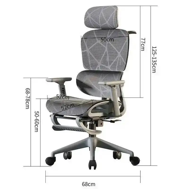 Computer Ergonomic Chairs Back Support Office Chair Free Shiping Wheels Adjustable Sedia Da Ufficio Chaise De Bureau Furnitur