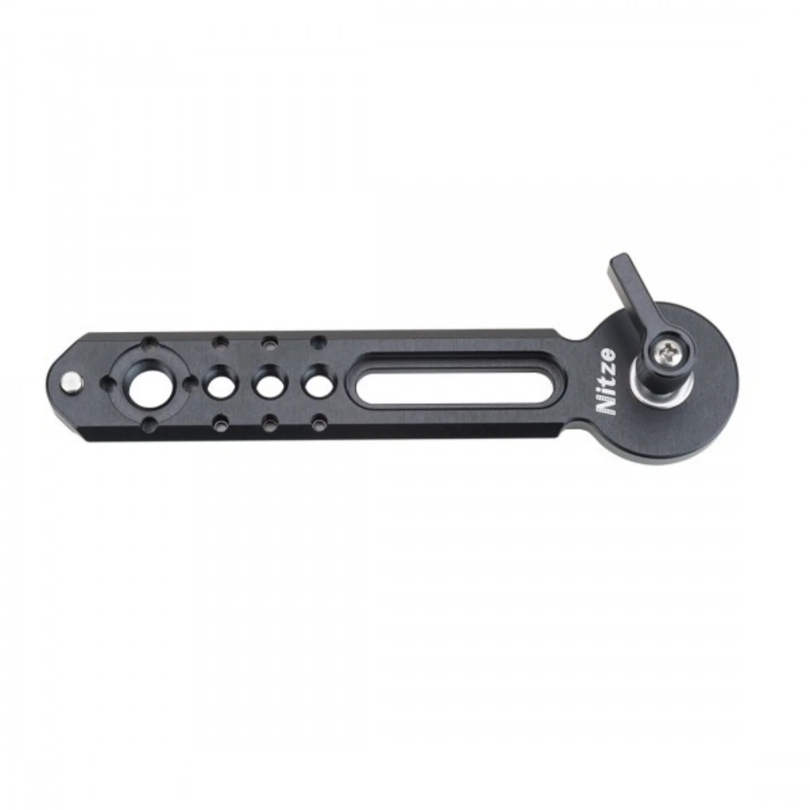 Nitze N49-NR5(5 inch/127mm) Extension Arm Plate NATO Rail to ARRI Rosette Mount w M6 Screw for DSLR Camera Cage EVFs monitors